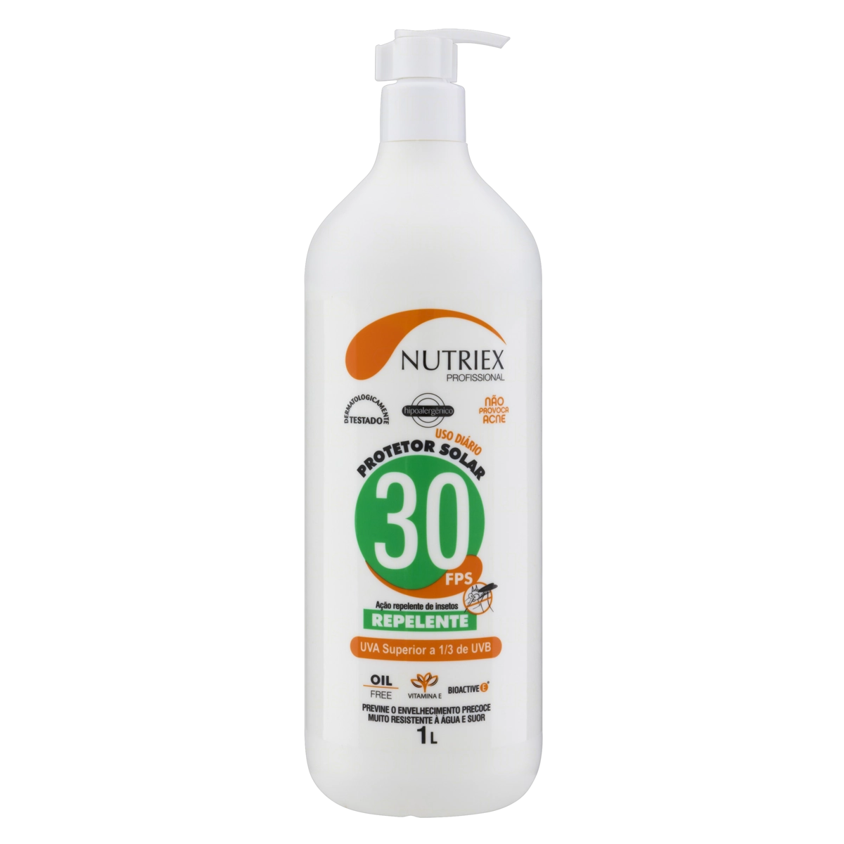 Protetor Solar Ação Repelente Fps 30 Nutriex Profissional Frasco 1l