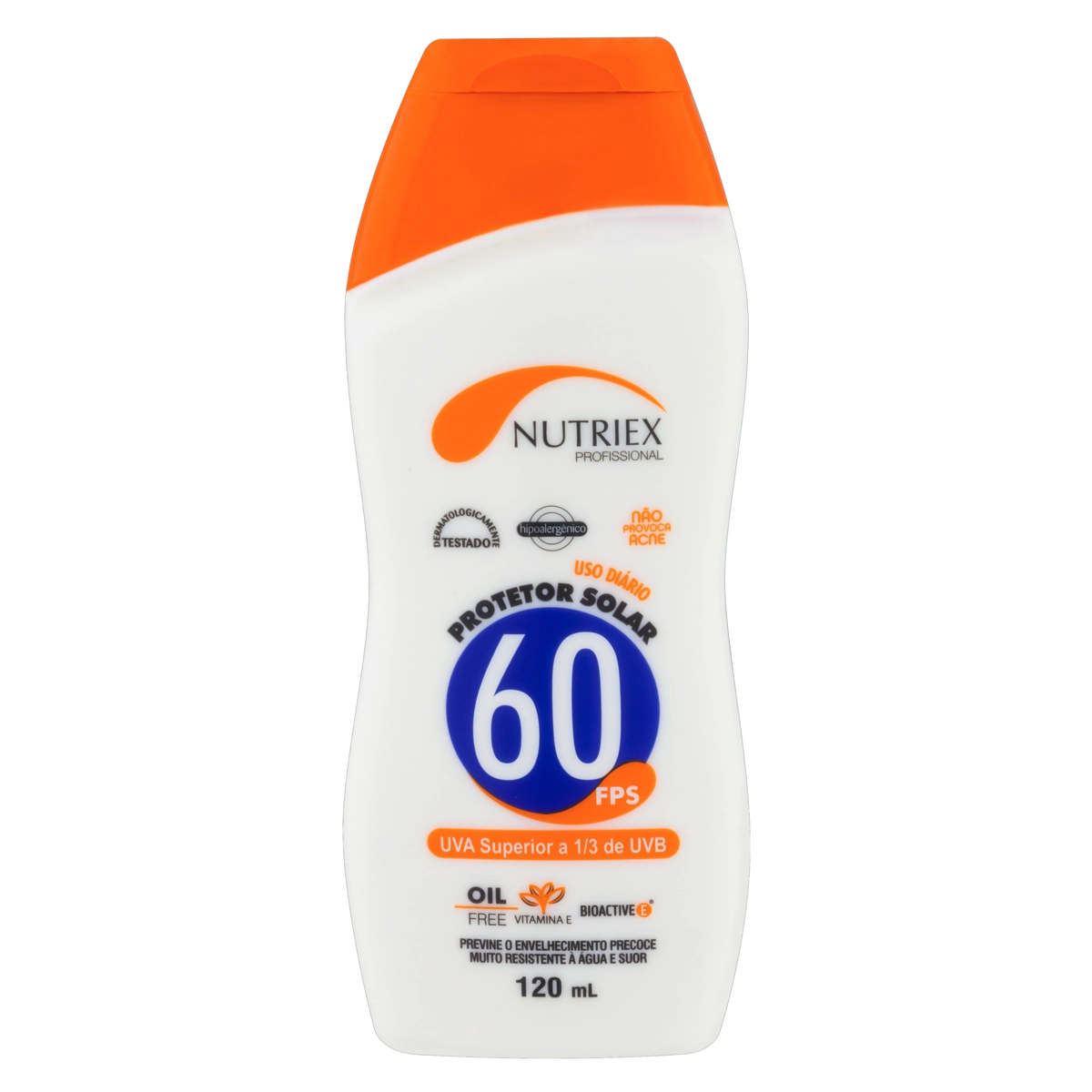 Protetor Solar Fps 60 Nutriex Profissional Frasco 120ml