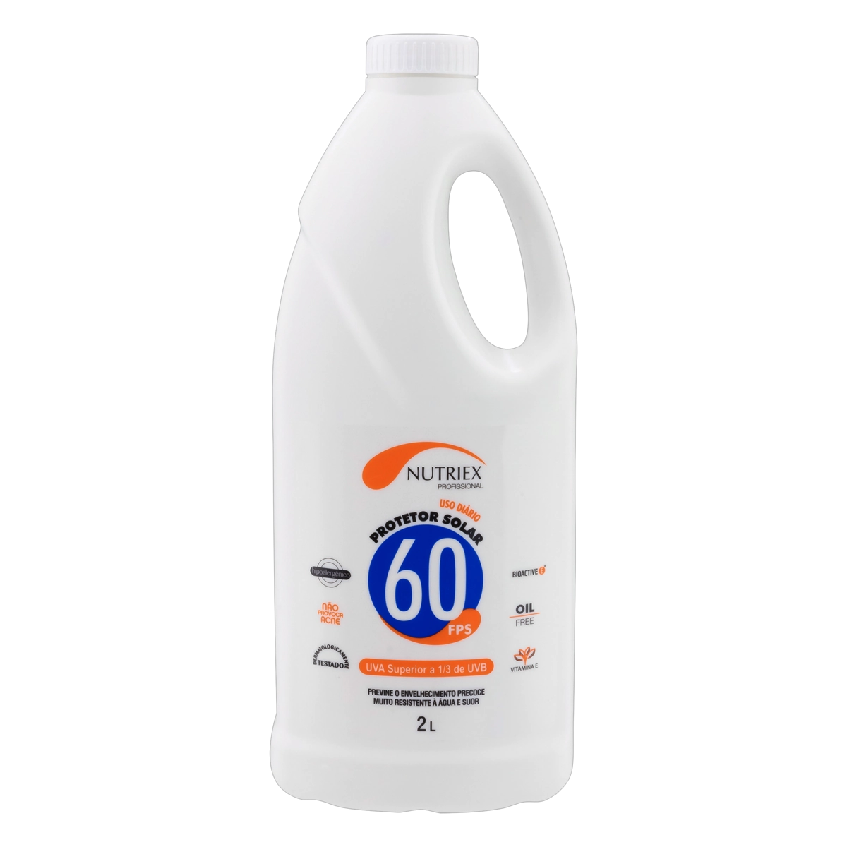 Protetor Solar Fps 60 Nutriex Profissional Frasco 2l
