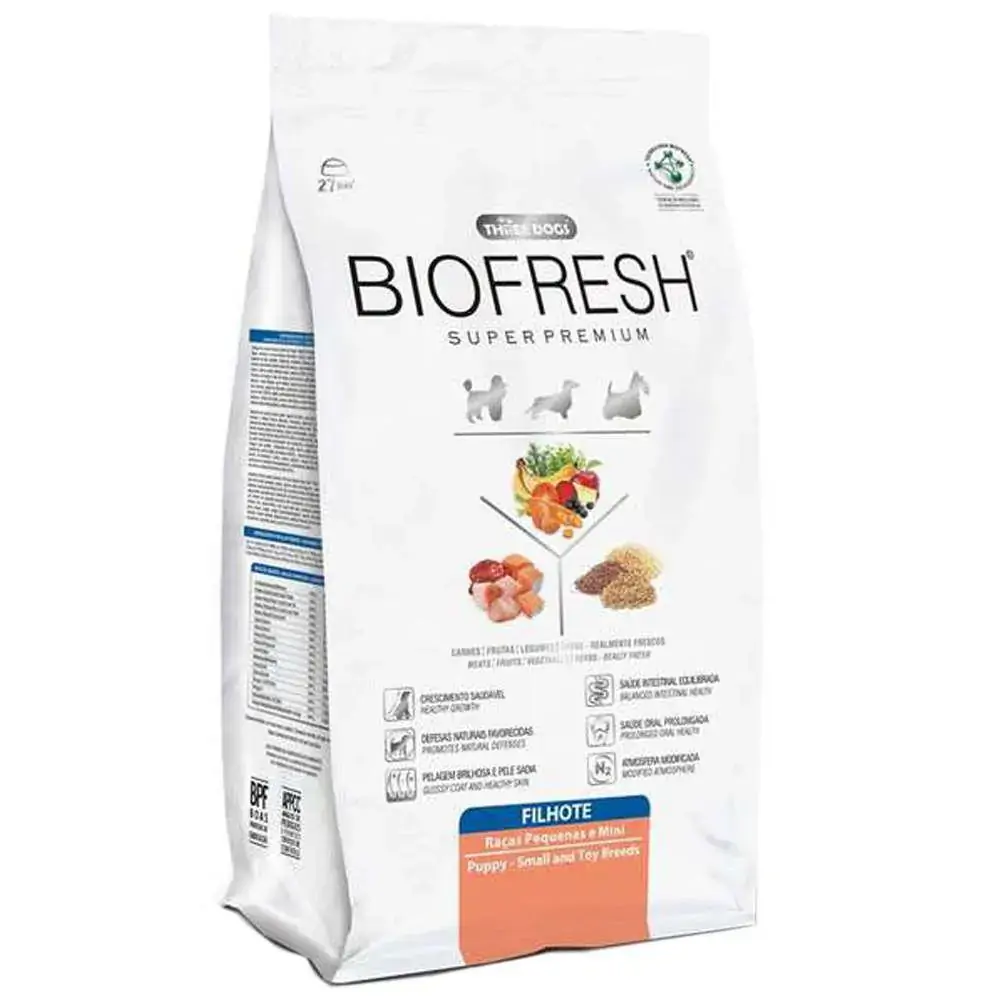 Ração Biofresh Para Cães Filhotes De Raças Pequenas