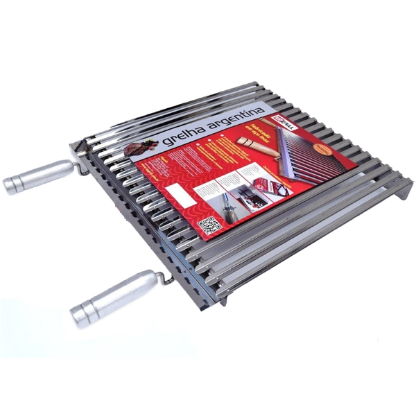 Grelha Argentina Comum 64x47cm Inox Upgrill