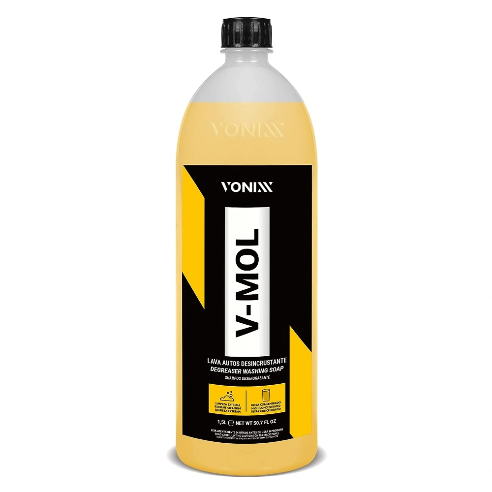 Shampoo Lava Autos Concentrado Desincrustante Ate 1:100 V Mol 1,5l