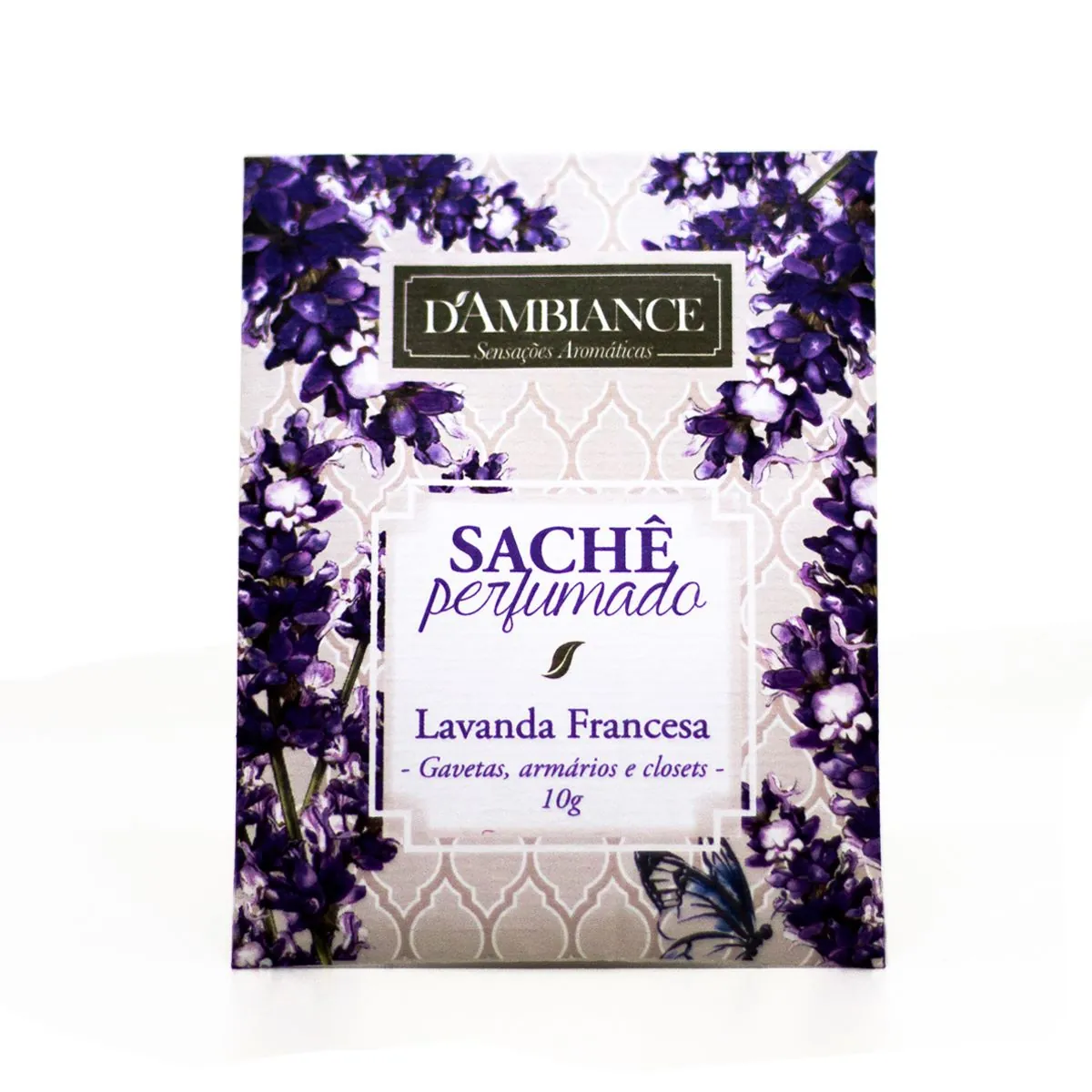 Aromatizador de Ambientes Sachê Lavanda Francesa D'Ambiance 10 g