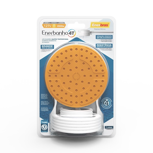 Enerbanho 4t (127v~5500w) - Enerbras Laranja - E3401-el