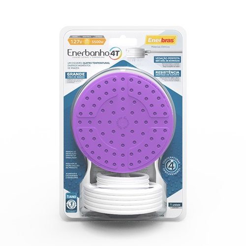 Enerbanho 4t (127v~5500w) - Enerbras Violeta - E3401-ev