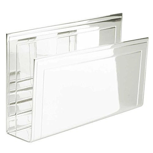 Porta Guardanapos Retangular St James com Friso 15 x 9 cm