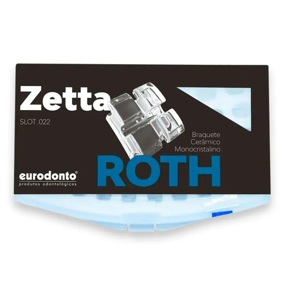 Bráquete Safira Zetta Monocristalino Roth - Eurodonto