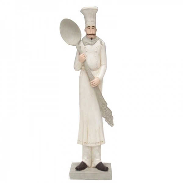 Escultura Btc Cozinheiro C/colher Qc0238