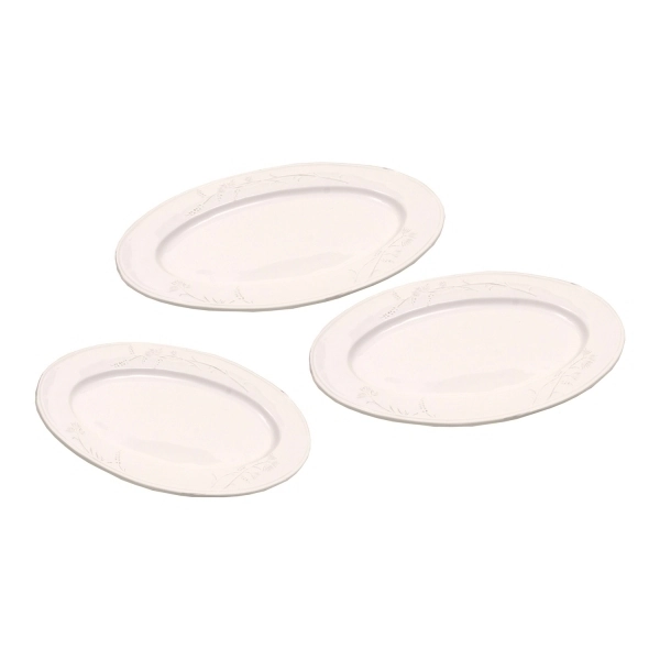 Cj.3 Pratos Btc Ceramica Qc0270