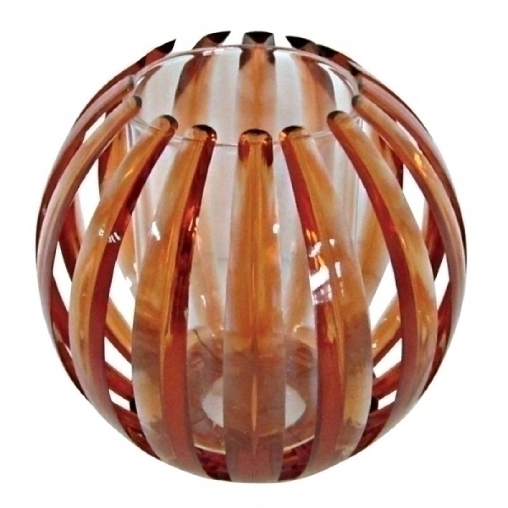 Castical Decorativo Craw Vidro/acr Laranja Sd0152