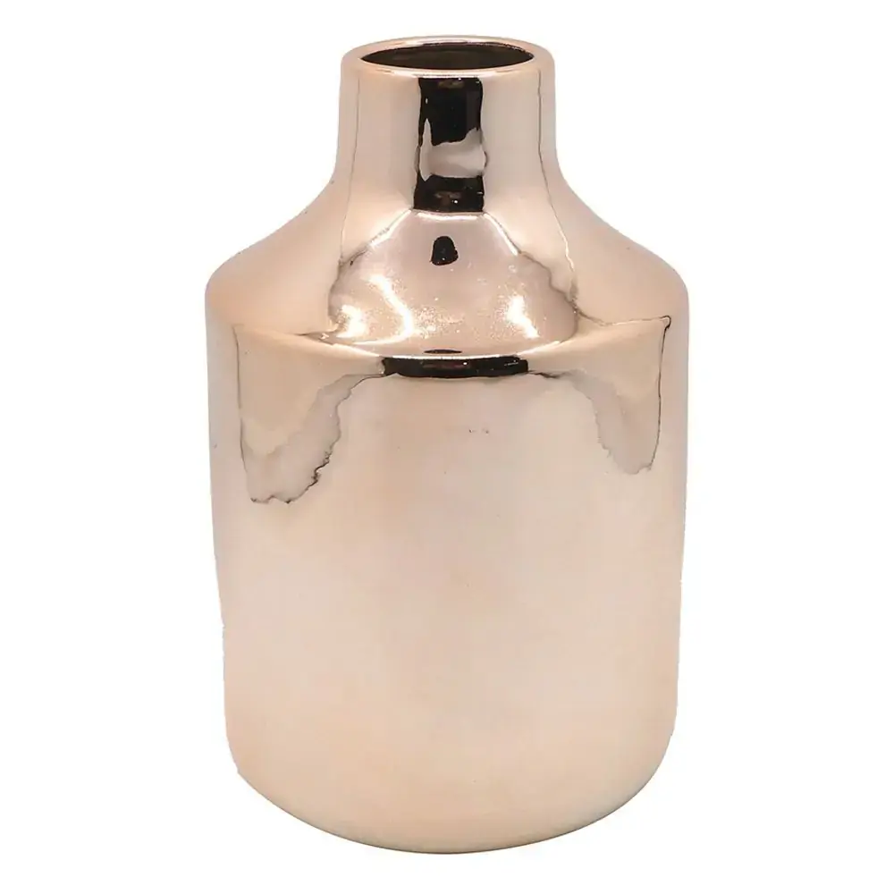 Vaso Decorativo Roma Rouge Cer.rose 14x14x22cm