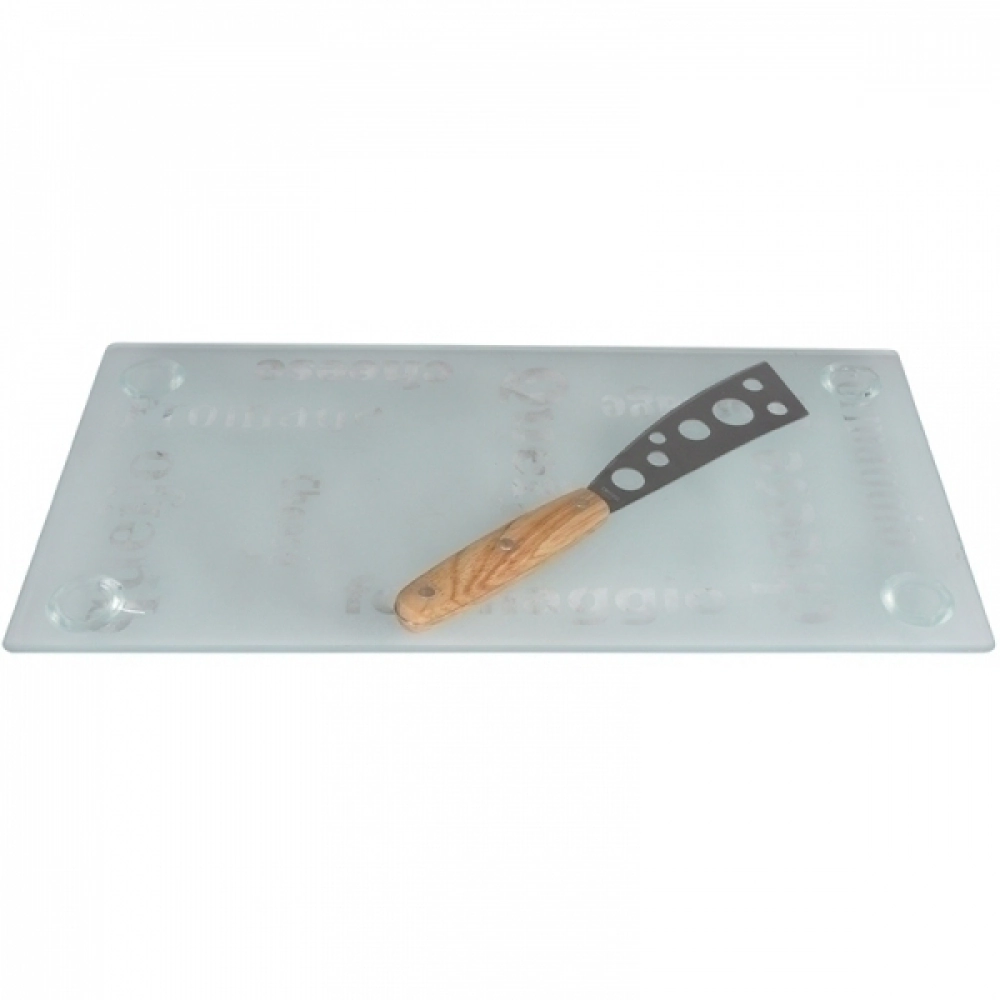 Tabua Para Queijo Craw Vidro Retangular Yh0033
