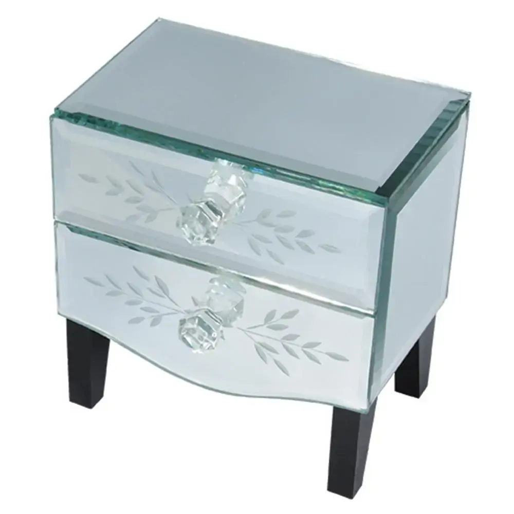 Porta Joia Btc Mini Gaveteiro Vidro Kv0001