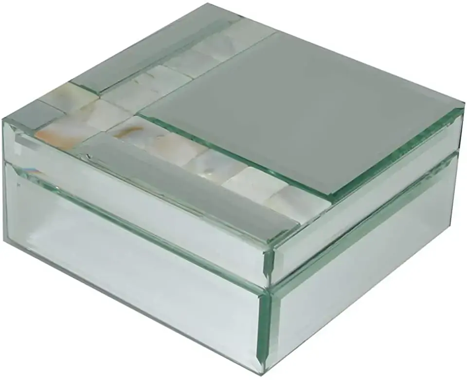 Porta Joia Btc Espelhado Vidro Kv0046