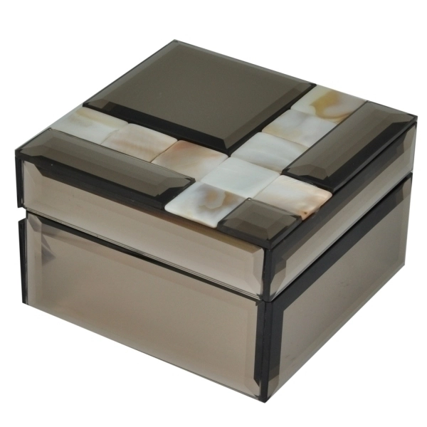 Porta Joia Btc Espelhado Vidro Kv0049