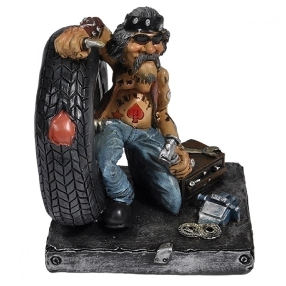 Escultura Craw Caricatura Borracheiro Rq0016
