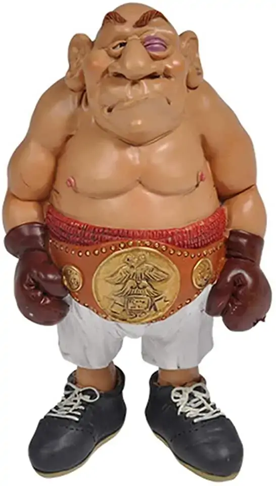 Mini Caricatura Btc Lutador Boxe Rq0043