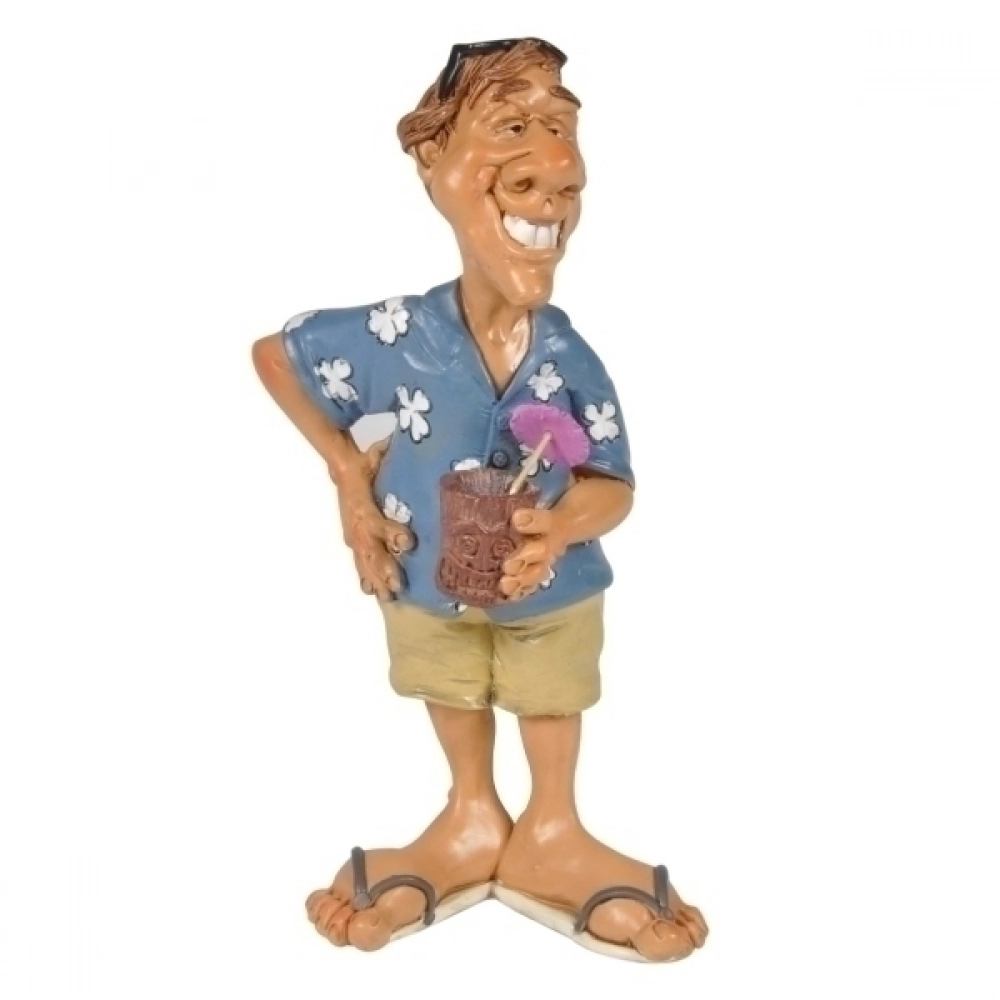 Escultura Craw Caricatura Turista Rq0051