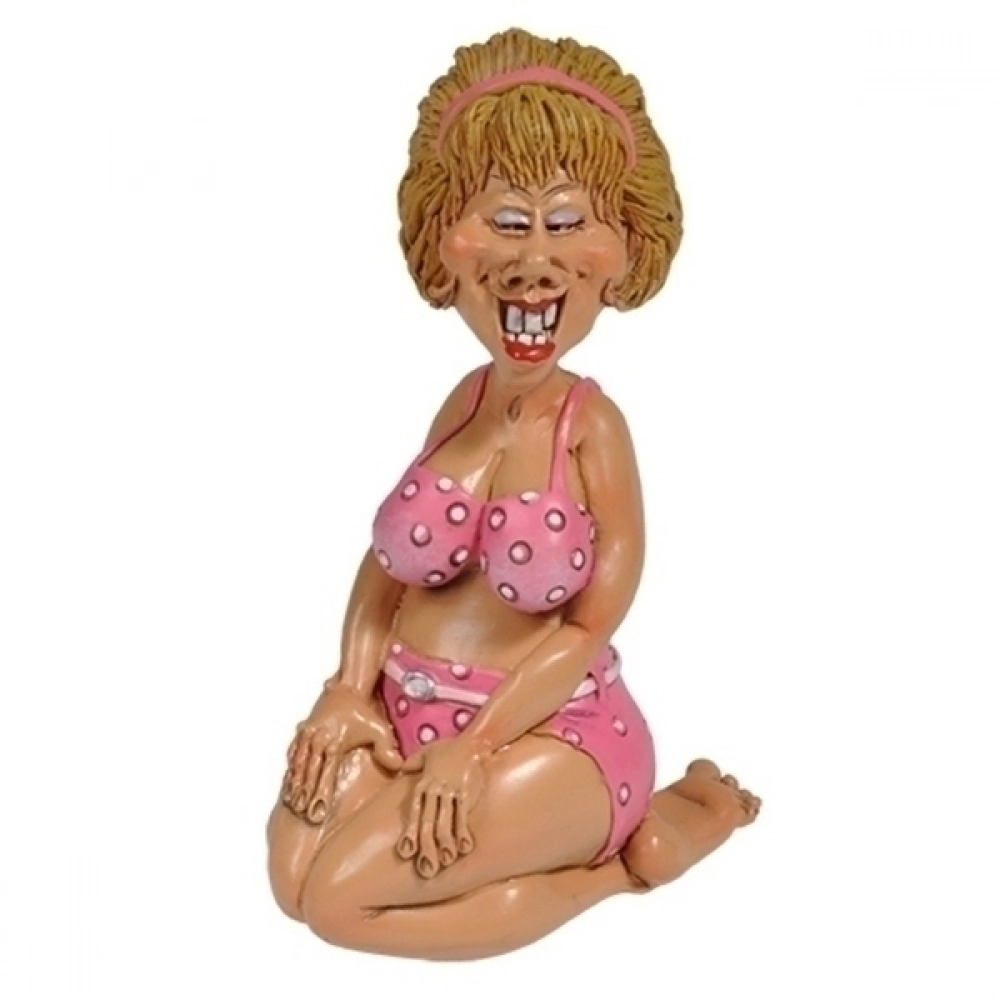 Escultura Craw Caricatura Mulher R.intima Rq0052