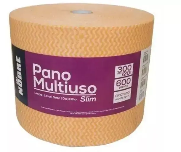 Pano multiuso SLIM 30cmx300m picotado NOBRE laranja