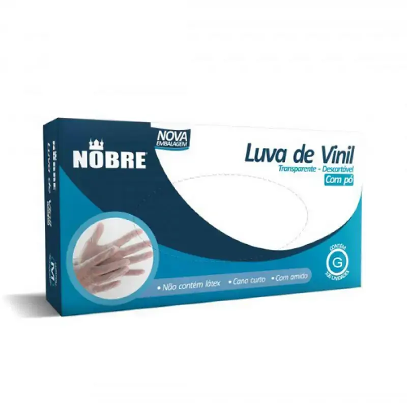 Luvas Proced Nobre Vinil C/po G