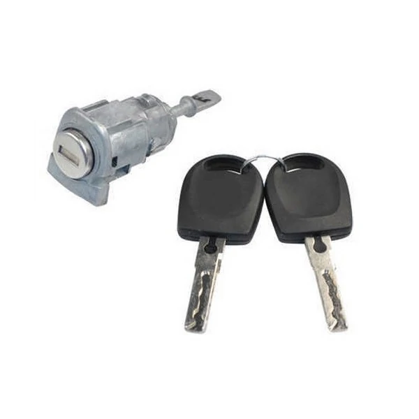 Cilindro de Fechadura da Porta VOLKSWAGEN FOX/POLO 4 Portas Lado Direito com Chave - V&B 22178