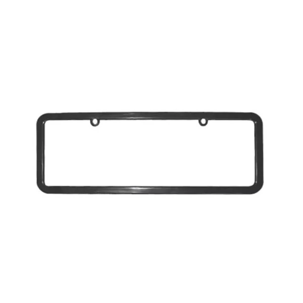 Moldura de Placa Liso Padrão Preta - SHEK PARTS 02001