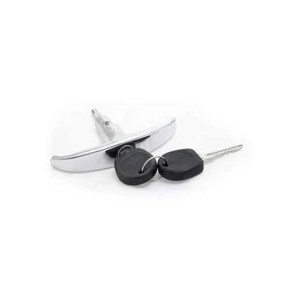 Maçaneta Externa do Porta-malas VOLKSWAGEN KOMBI Cromada com Chave - V&B 2418