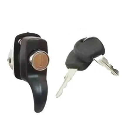 Maçaneta Externa da Tampa do Motor VOLKSWAGEN FUSCA/KOMBI Preta com Chave - V&B 2439