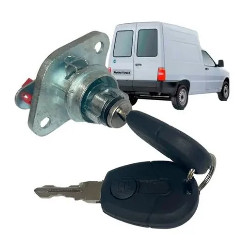Cilindro de Fechadura da Porta Traseira FIAT FIORINO com Suporte - V&B 7303