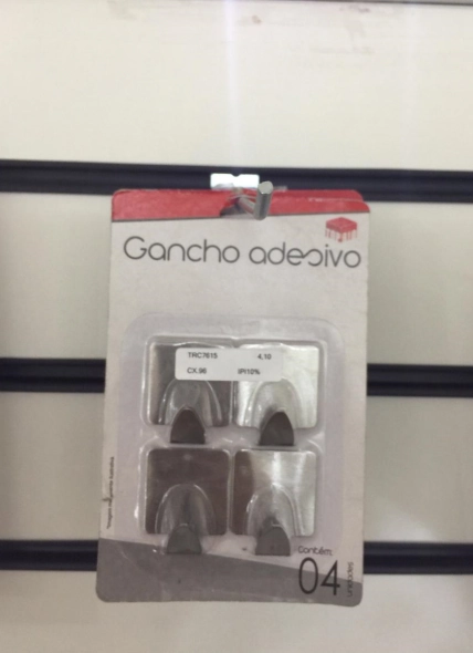 Gancho Top Rio Adesivo 4pcs Ref Trc7615