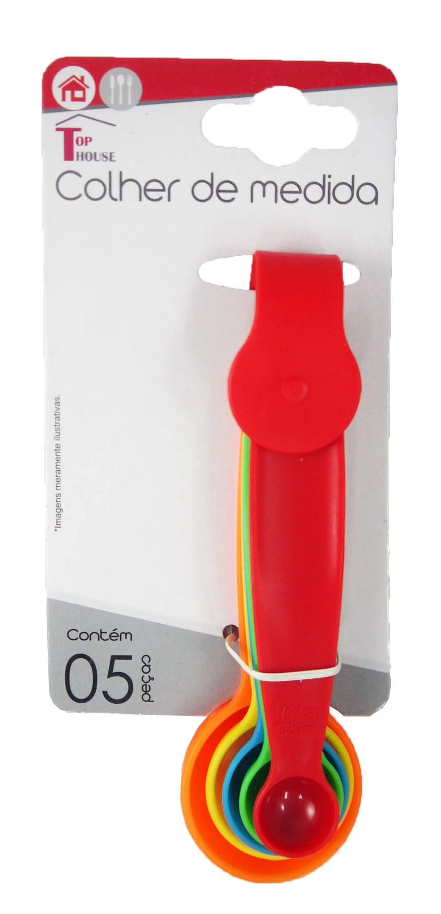 Colher De Medida De Plastico 5pcs Trc7620 Top Rio