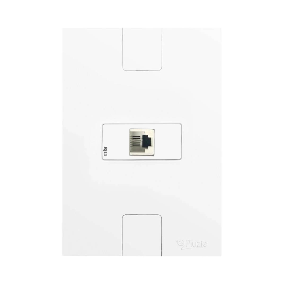 Tomada Para Telefone Rj11 Placa 4x2 Caprice Pluzie Branca