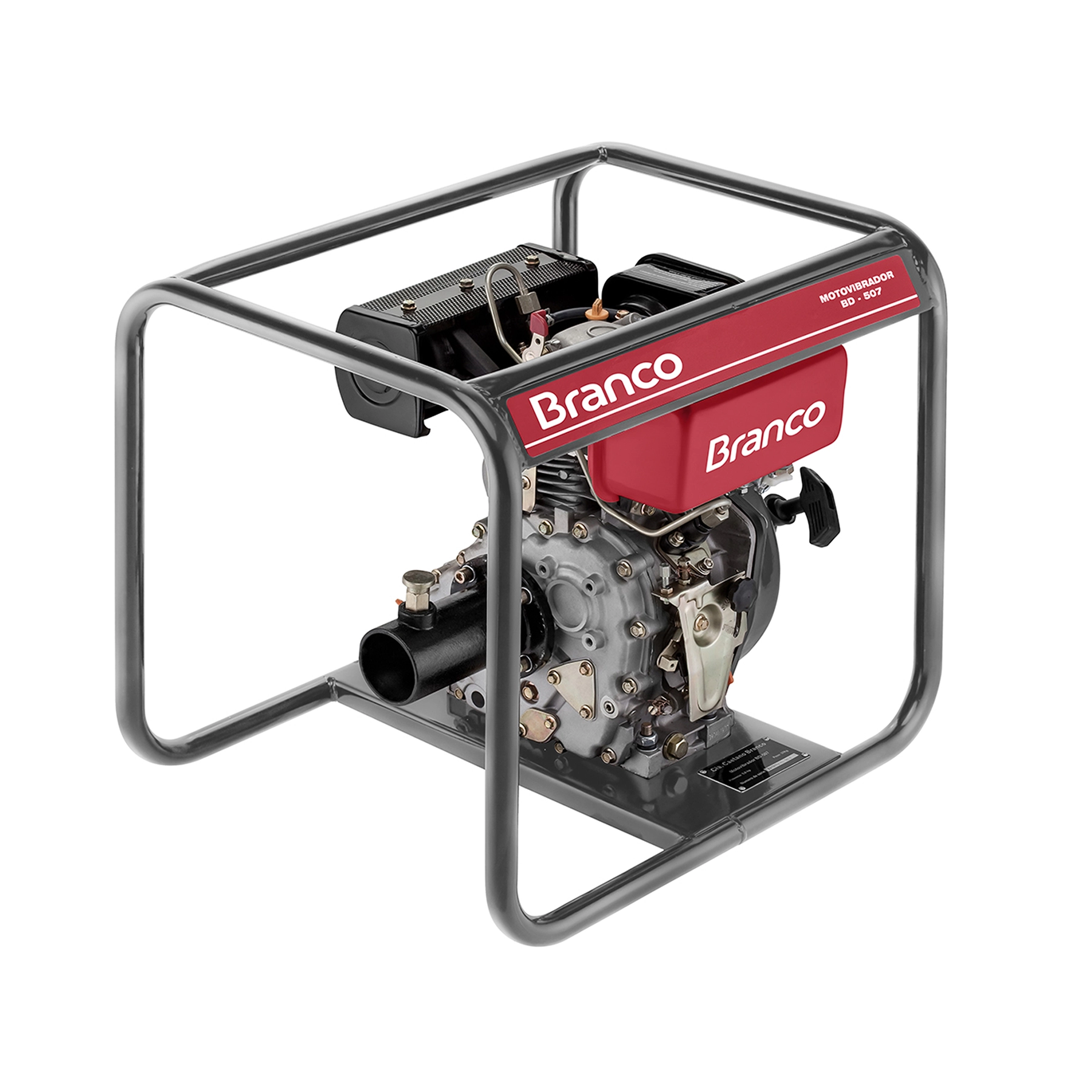 Motovibrador Diesel 5CV BD-507 Branco