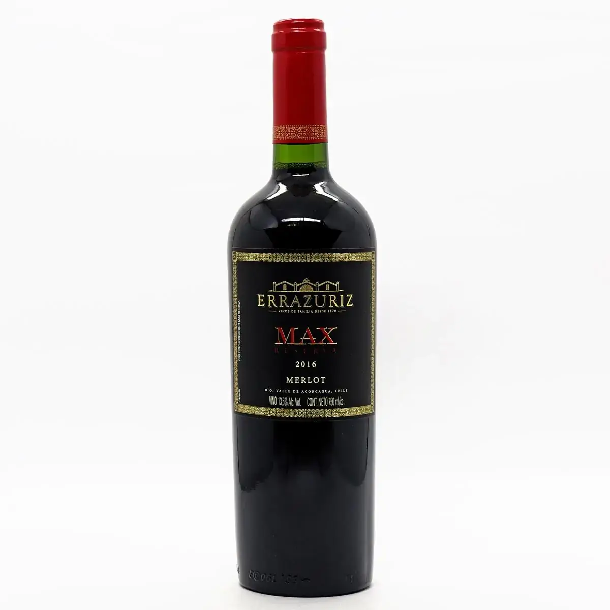 VINHO ERRAZURIZ MAX RESERVA MERLOT 2017 750ML