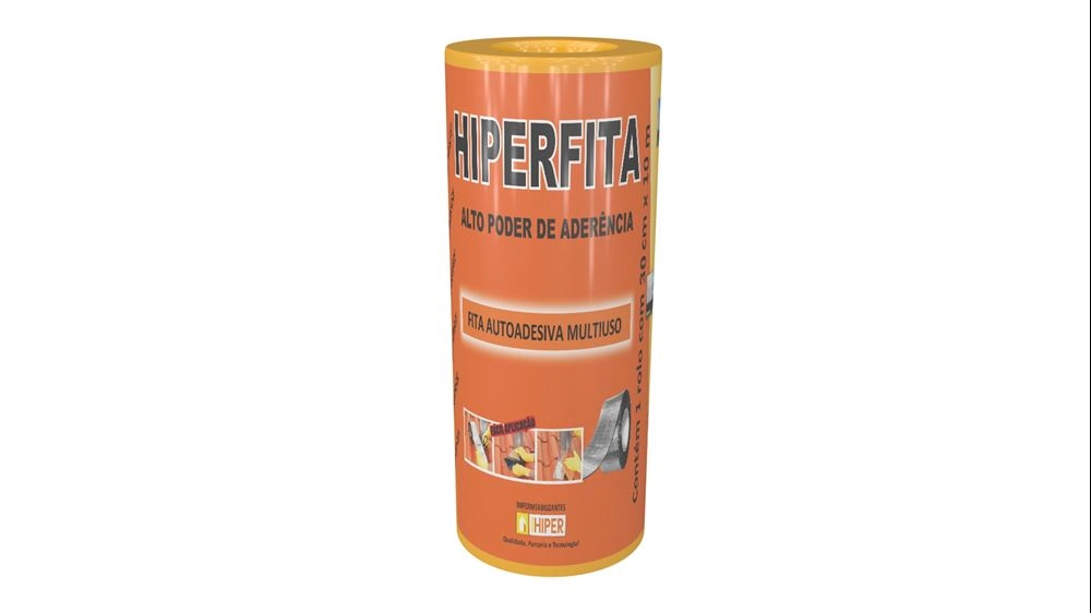 Fita Multiuso Aluminizada Impermeável 30 Cm X 10 M Hiperfita