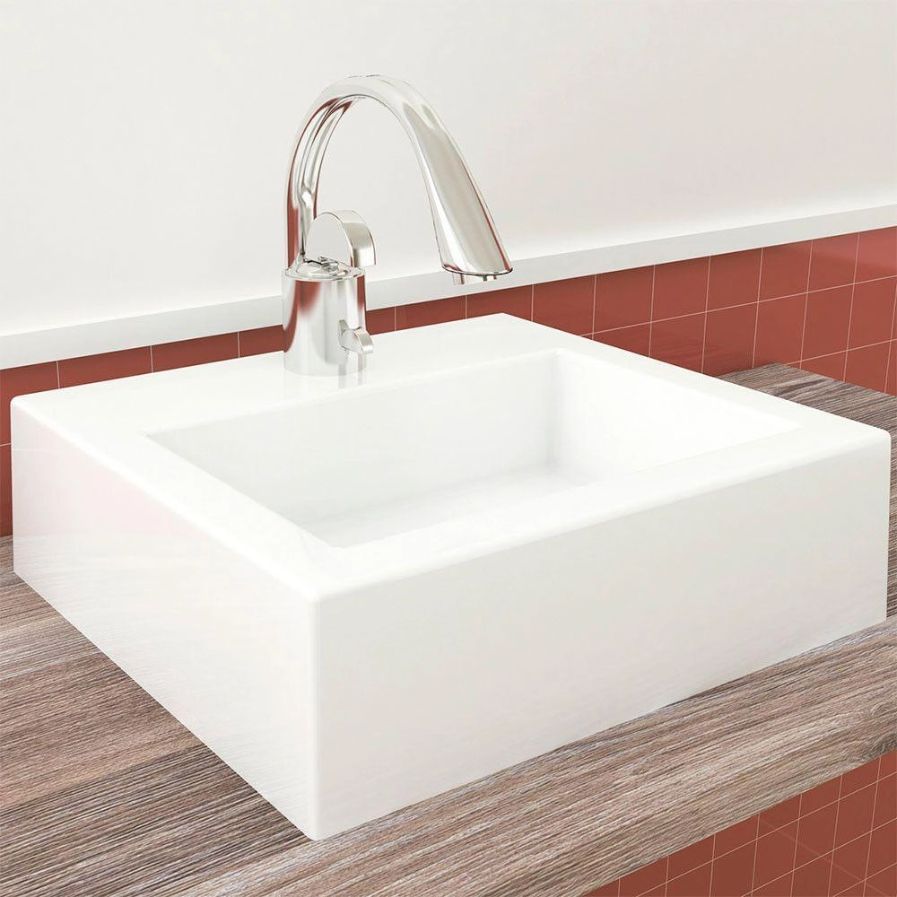 Cuba De Apoio Para Banheiro 35x35cm Chanel Branco
