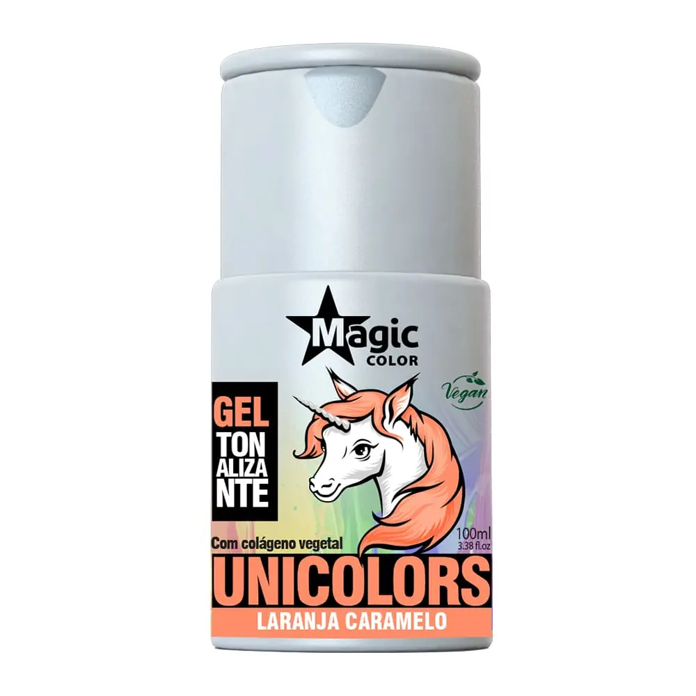Tonalizante Gel Magic Color Unicolors Laranja Caramelo 100ml
