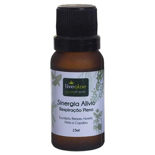 Sinergia Alívio 15 Ml Livealoe