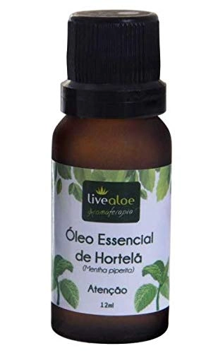 óleo Essencial De Hortelã 12 Ml Liv Aloe