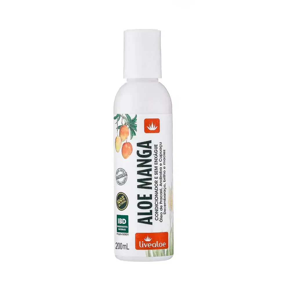 Cond S/enxague Aloe Manga Livealoe 200ml