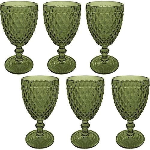 Jg.6 Tacas Mimo Style Verre P/agua Cinza