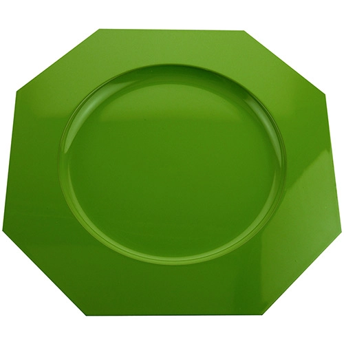 Sousplat Octagon Sp14749 Verde Folha Mimo Style