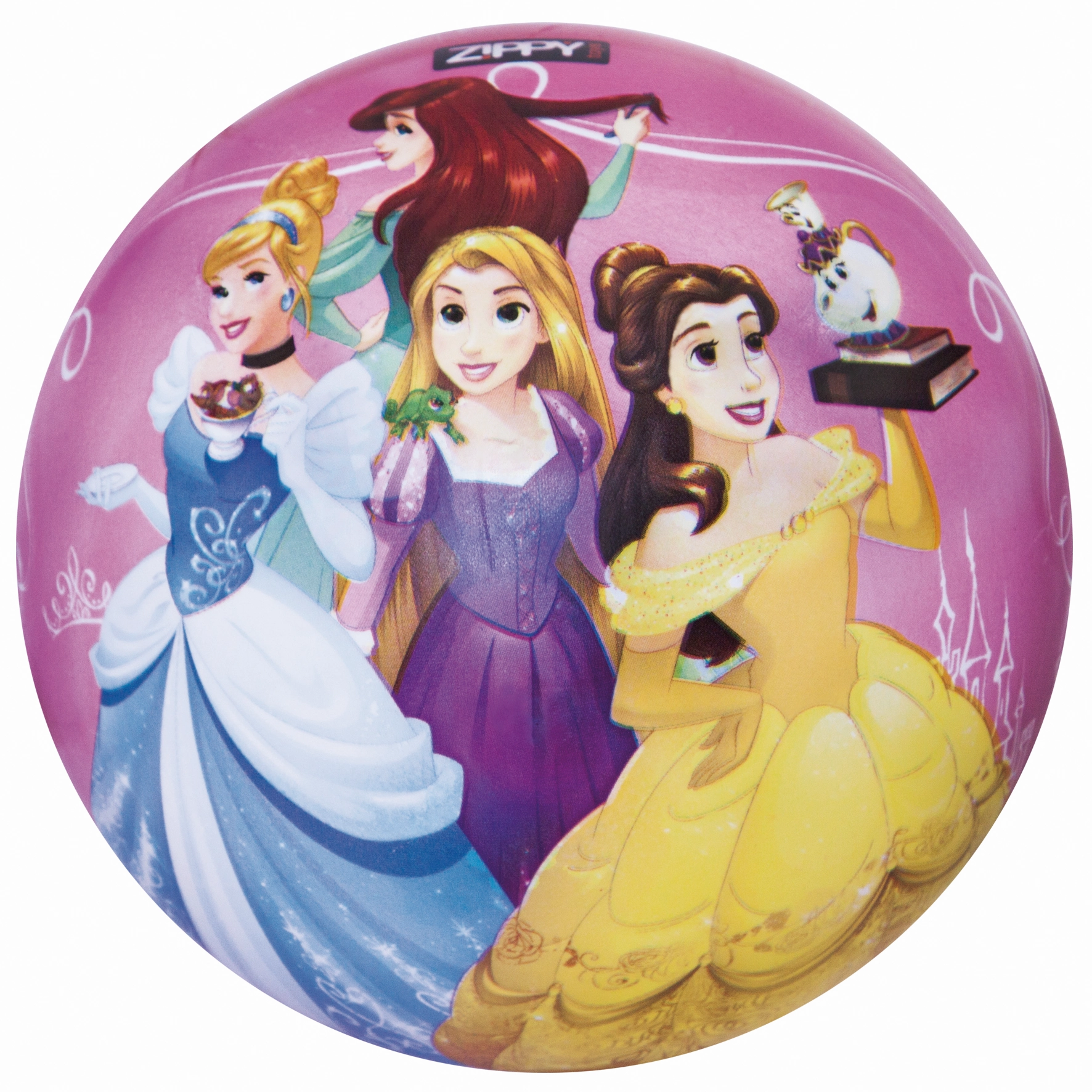 Bv1500 Bola Vinil Princesas Zippy