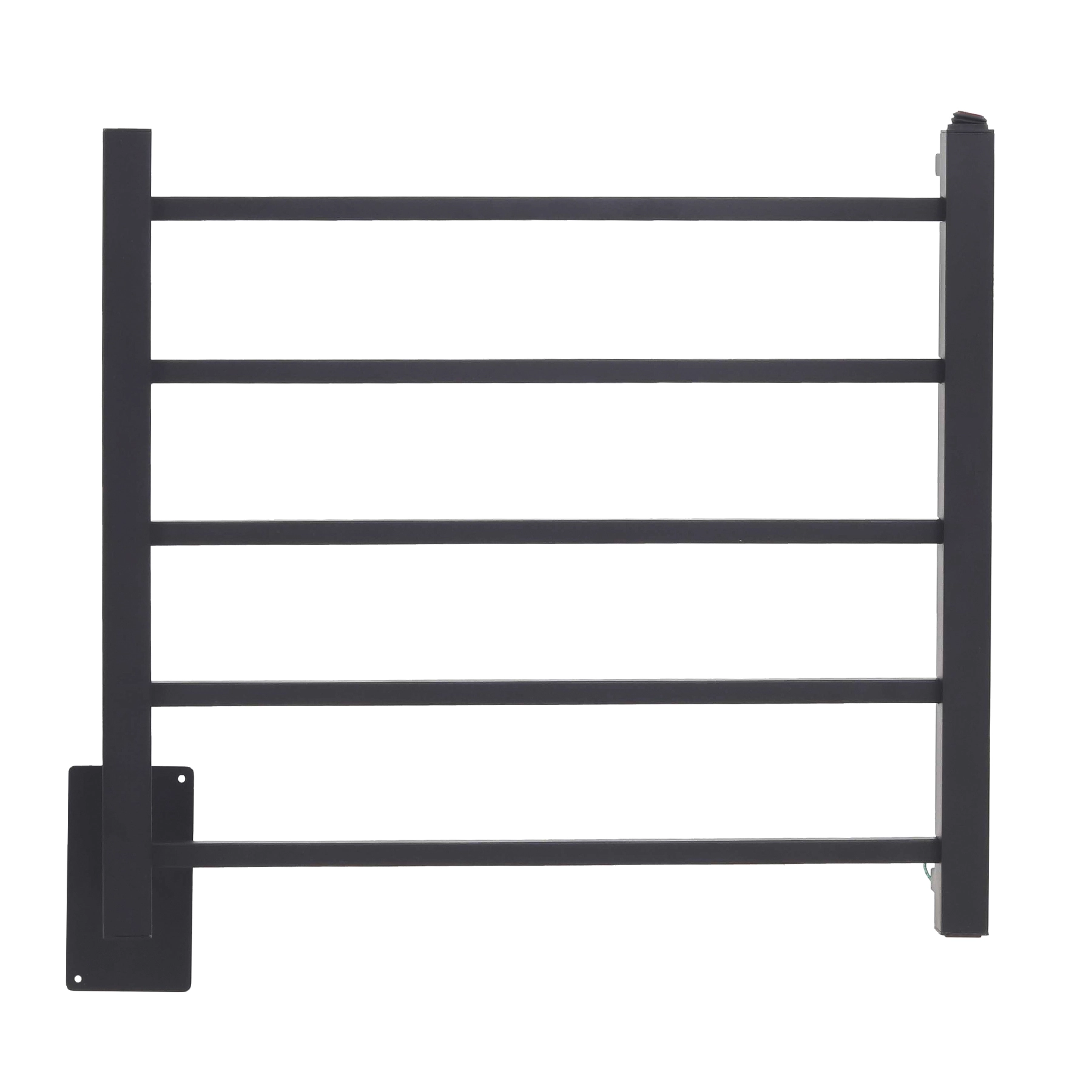 Toalheiro Térmico de Parede Bivolt 55x57cm Premium Preto Metalworks by Crismoe