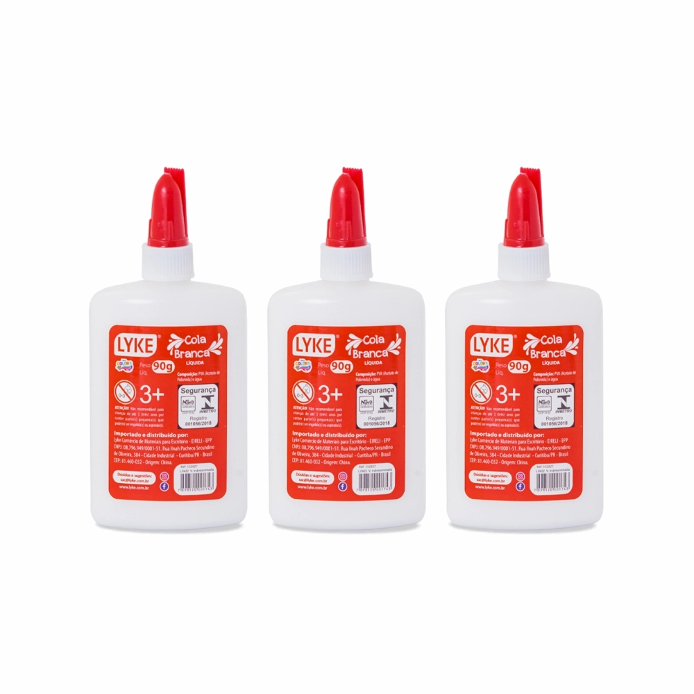 Cola Liquida Branca 90g 102027 Lyke
