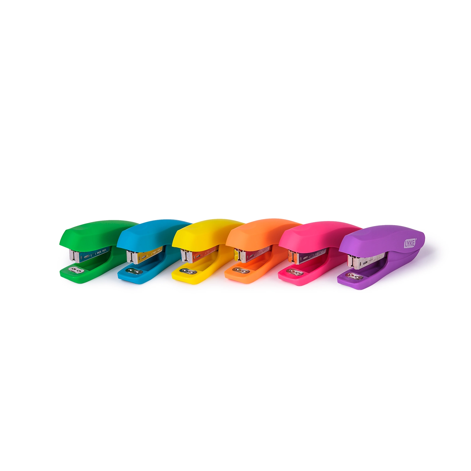 Grampeador Neon Textura Emborrachada 11cm Lo101 376 Lyke