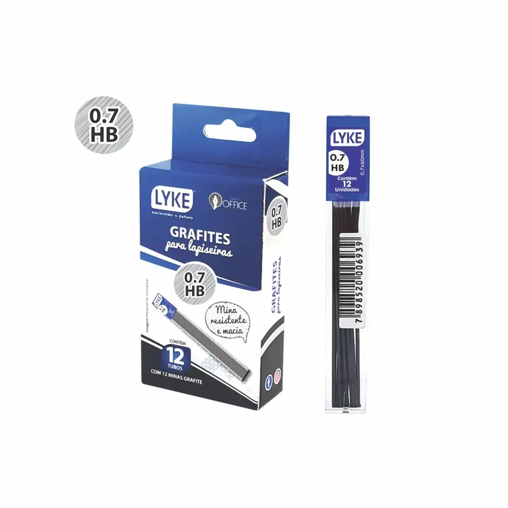 Grafite Lapiseira 0.7mm 101485 Lyke