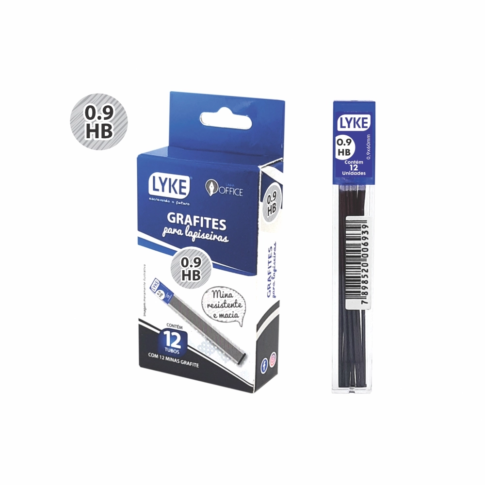 Grafite Lapiseira 0.9mm 101486 Lyke