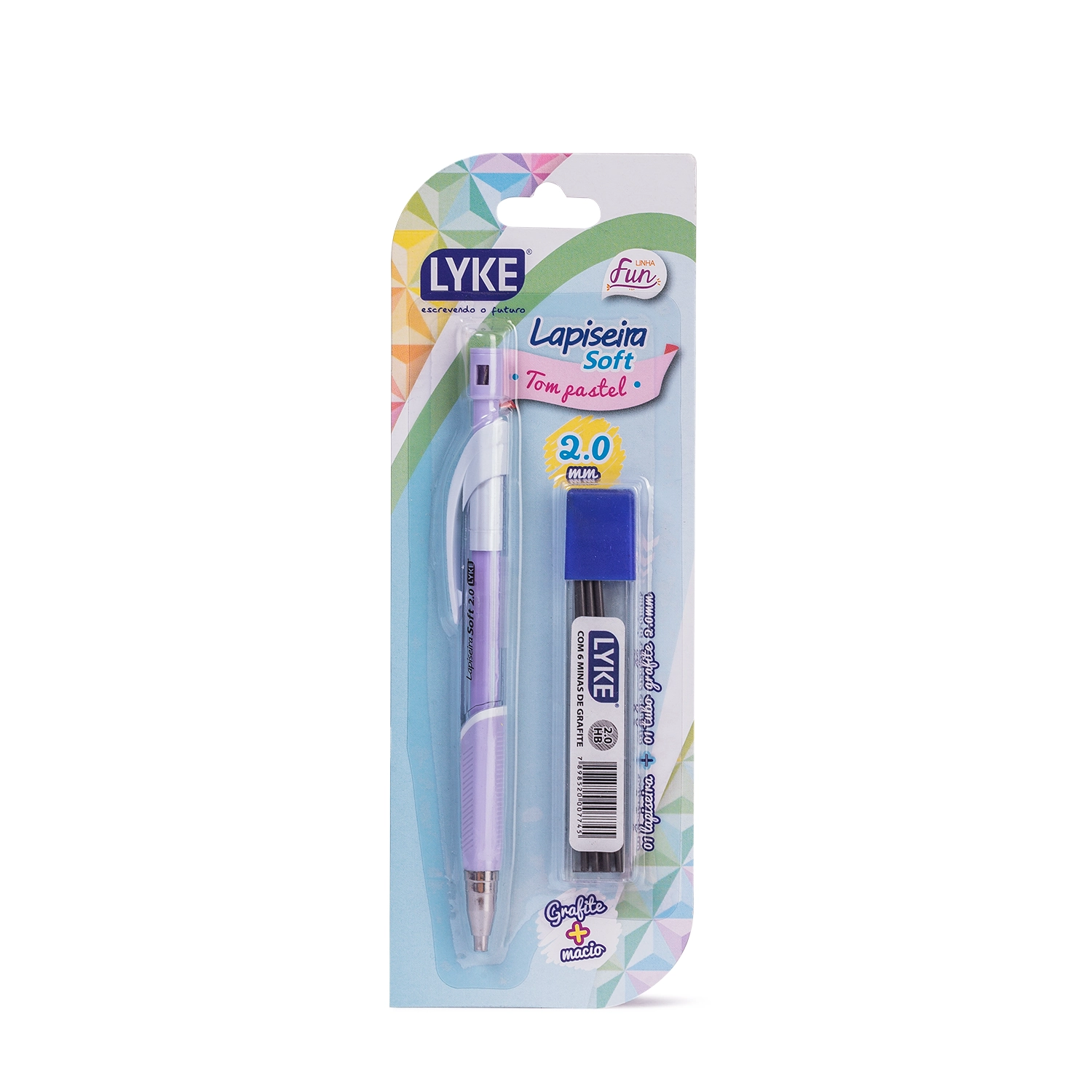 Lapiseira Soft 2 0 Embor Pastel Grafite Lyke